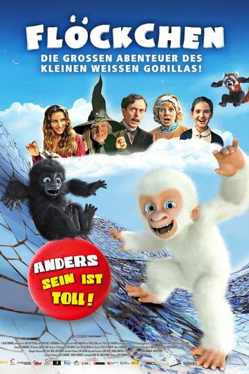 Poster Flöckchen - Die großen Abenteuer des kleinen weißen Gorillas!