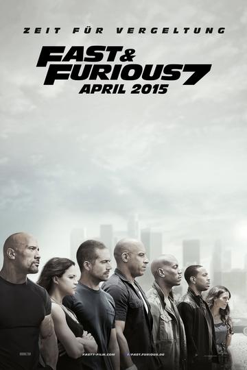 Poster Fast &amp; Furious 7