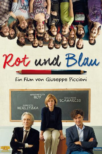 Poster Rot und Blau