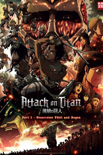 Poster Attack on Titan - Feuerroter Pfeil & Bogen