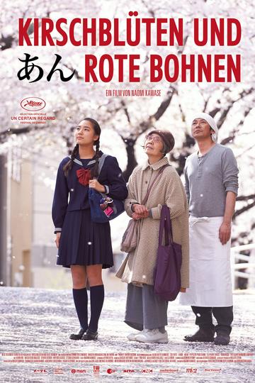 Poster Kirschblüten und rote Bohnen