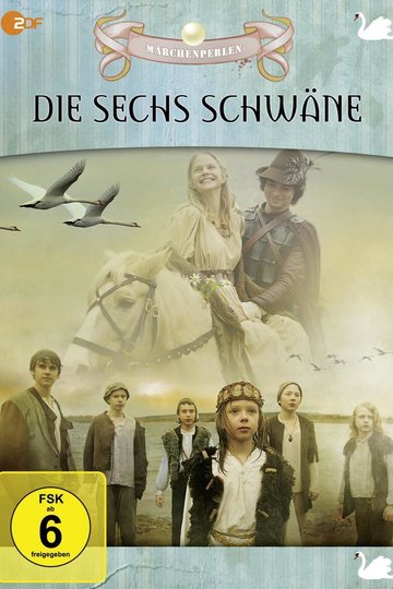 Poster Die sechs Schwäne