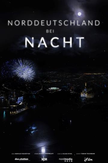 Poster Norddeutschland bei Nacht