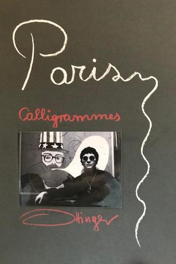 Poster Paris Calligrammes