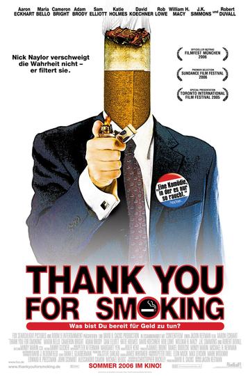 Poster Thank You for Smoking