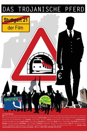 Poster Stuttgart 21 - Das trojanische Pferd