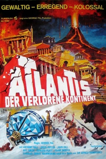 Poster Atlantis, der verlorene Kontinent