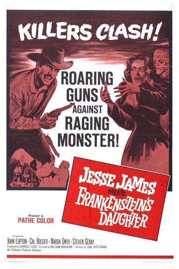 Jesse James Meets Frankenstein's Daughter Poster Jesse James Meets Frankenstein's Daughter