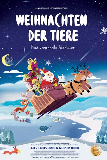 Poster Weihnachten der Tiere