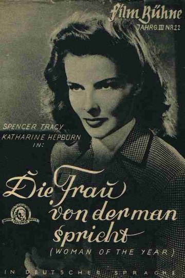 Poster Die Frau, von der man spricht