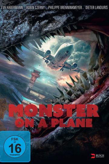 Monster on a Plane Poster Monster on a Plane