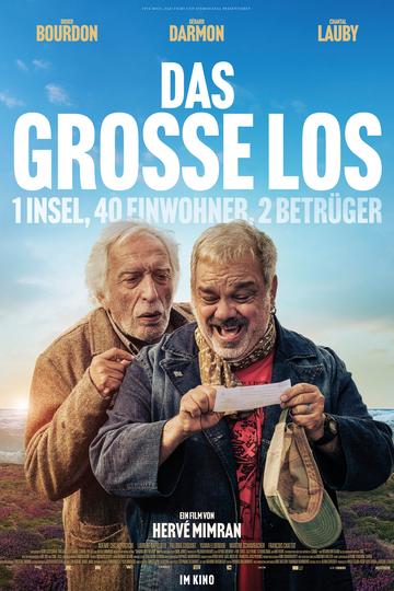 Poster Das große Los - 1 Insel, 40 Einwohner, 2 Betrüger