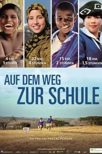 Poster Auf dem Weg zur Schule