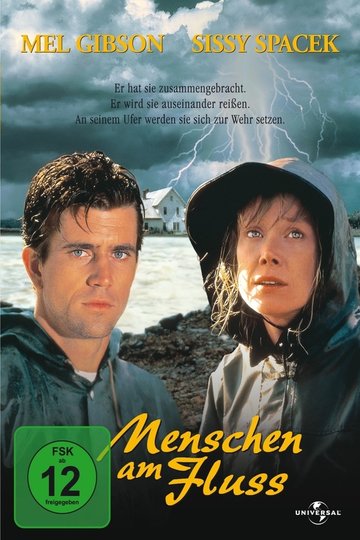 Poster Menschen am Fluß