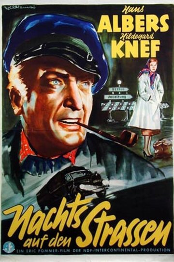 Poster Nachts auf den Straßen