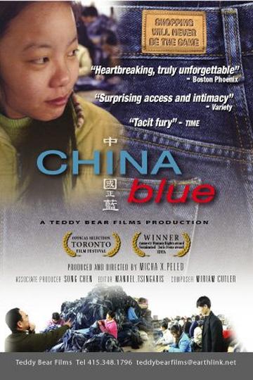 Poster China Blue