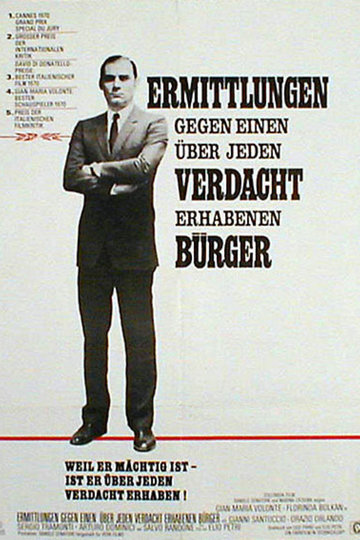 Poster Ermittlungen gegen einen über jeden Verdacht erhabenen Bürger