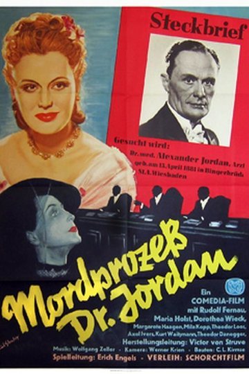 Poster Mordprozeß Dr. Jordan