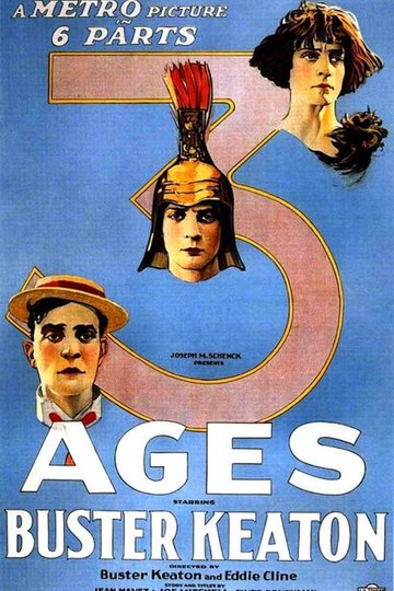 Poster Buster Keaton: Drei Zeitalter