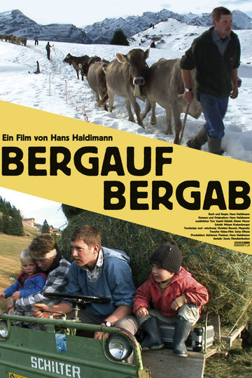 Poster Bergauf, bergab