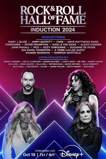 2024 Rock & Roll Hall of Fame Induction Ceremony Poster 2024 Rock & Roll Hall of Fame Induction Ceremony