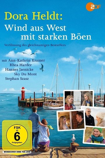 Poster Dora Heldt: Wind aus West mit starken Böen